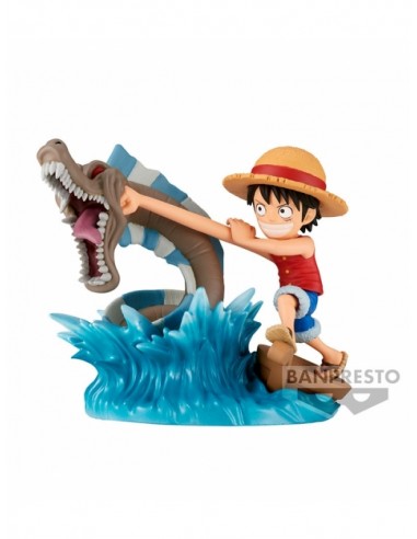 ONE PIECE WORLD COLLECTABLE LOG STORIES MONKEY LUFFY VS LOCAL SEA MONSTER