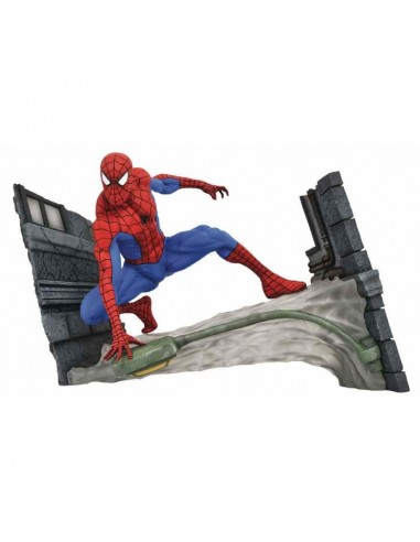 SPIDER-MAN WEBBING DIORAMA PVC MARVEL COMIC GALLERY