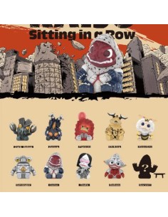 KAIJU SITTING IN A ROW SERIES FIGURES 2