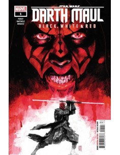 Star Wars Darth Maul: Blanco, negro y rojo