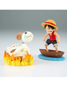 ONE PIECE WORLD COLLECTABLE LOG STORIES MONKEY D. LUFFY & GOING MERRY