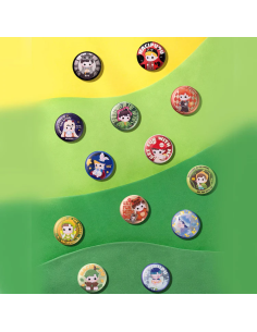 HACIPUPU ADVENTURES IN THE WOODS SERIES-TINPLATE BADGE BLIND BOX 2