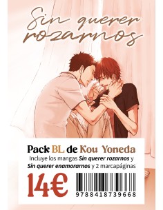 Pack BL económico de Kou Yoneda. Sin querer rozarnos y Sin querer enamorarnos.