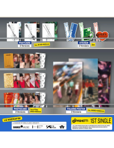 LE SSERAFIM 1ST SINGLE ALBUM SPAGUETTI POB APPLE MUSIC 2
