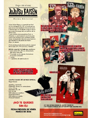 Jujutsu Kaisen 29+30 (Edición Especial)