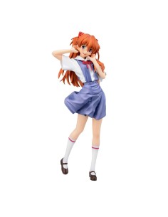 NEON GENESIS EVANGELION ESTATUA PVC XSTELLAR ASUKA UNIFORM