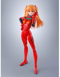 NEON GENESIS EVANGELION FIGURA S.H.FIGUARTS ASUKA SHIKIGAMI LANGLEY 14 CM