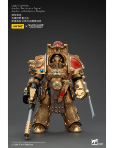 Warhammer 40k Figura 1/18  Aquilon Terminator Squad Aquilon with Infernus Firepike 12 cm