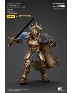 Warhammer 40k Figura 1/18 Stormcast Eternals The Blacktalons Hendrick The Silver Wolf 12 cm 2
