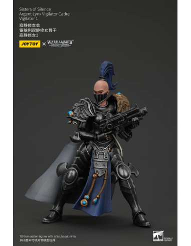 Warhammer 40k Figura 1/18 Sisters of Silence Argent Lynx Vigilator Cadre Vigilator 1 12 cm