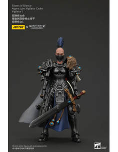 Warhammer 40k Figura 1/18 Sisters of Silence Argent Lynx Vigilator Cadre Vigilator 1 12 cm