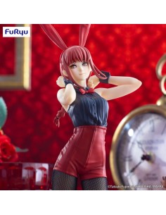 CHAINSAW MAN ESTATUA PVC BICUTE BUNNIES MAKIMA RED COLOR VER. 2
