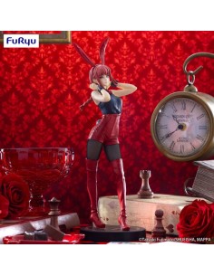 CHAINSAW MAN ESTATUA PVC BICUTE BUNNIES MAKIMA RED COLOR VER.