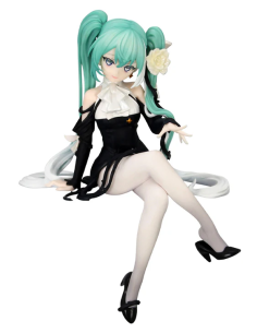 HATSUNE MIKU ESTATUA PVC NOODLE STOPPER FLOWER FAIRY WHITE ROSE 14CM