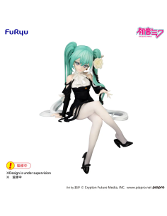 HATSUNE MIKU ESTATUA PVC NOODLE STOPPER FLOWER FAIRY WHITE ROSE 14CM 2