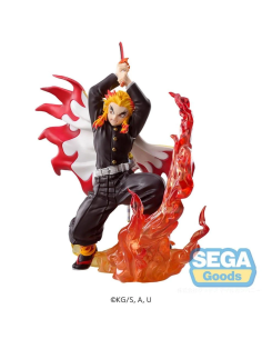 DEMON SLAYER:KIMETSU NO YAIBA ESTATUA 12 CM PVC KYOJIRO RENGOKU XROSS LINK ANIME GUARDIANE