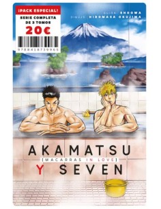 Akamatsu y Seven: Macarras in Love - Pack tomos 1 a 3
