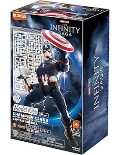 FIGURA CHAMPION CLASS MARVEL 03 INFINITY SAGA: CAPITÁN AMÉRICA