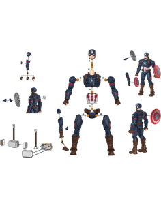 FIGURA CHAMPION CLASS MARVEL 03 INFINITY SAGA: CAPITÁN AMÉRICA 2