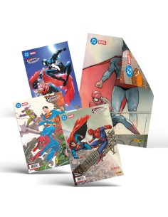 SUPERMAN/SPIDER-MAN, PACK PORTADAS + POSTER REVERSIBLE