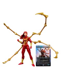 Marvel Legends Magic: The Gathering - Mary Jane Watson (Iron Spider) (con carta exclusiva metalizada) 2