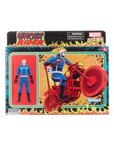 Marvel Legends Retro Collection Figura con Vehículo Ghost Rider