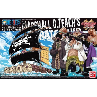 One Piece Grand Ship Collection - Maqueta Plastic Model Kit Marshall D. Teach's Ship 15 cm