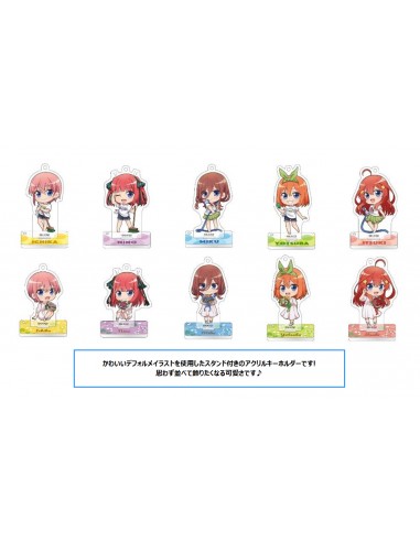 The Quintessential Quintuplets Season 2 Acrylic Key Chain with Stand Collection