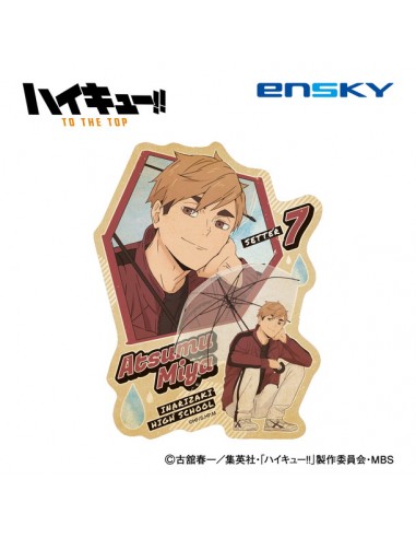 Haikyu!! To The Top Travel Sticker (Rain Ver.) 5 Miya Atsumu
