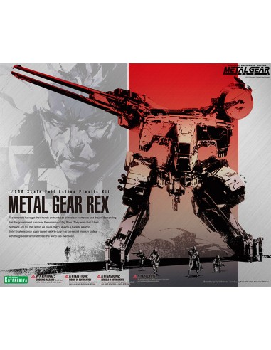 Metal Gear Solid Maqueta Plastic Model Kit 1/100 Metal Gear Rex