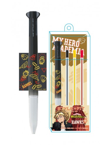 My Hero Academia Style Fit Ballpoint Pen 2+ 3 Color Holder 2 Hawks