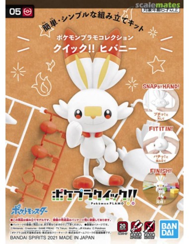 Pokemon Plastic Model Collection Quick!! - Scorbunny