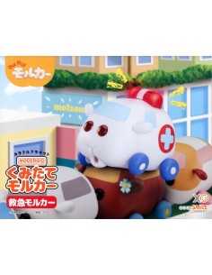 Pui Pui Molcar Maqueta MODEROID Plastic Model Kit Molcar Ambulance Molcar