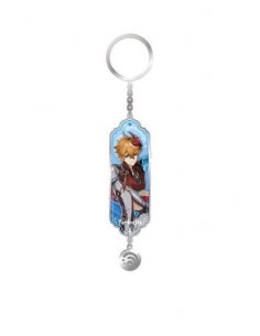 Genshin Impact - Character Drawing Card Metal Keychain Tartaglia
