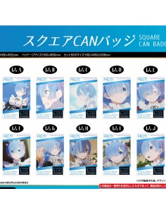 Square Can Badge Re:Zero - Vol. 2 Rem