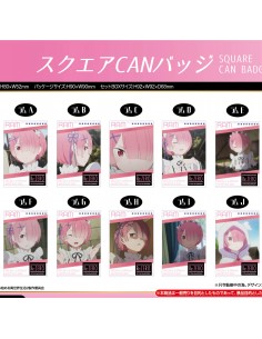 Square Can Badge Re:Zero - Vol. 2 Ram