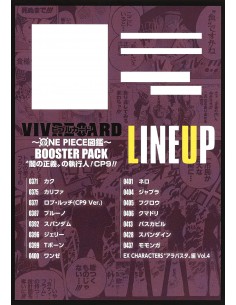 Vivre Card One Piece - Booster Dark Justice 2