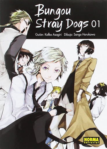 Bungou stray dogs Book Cover